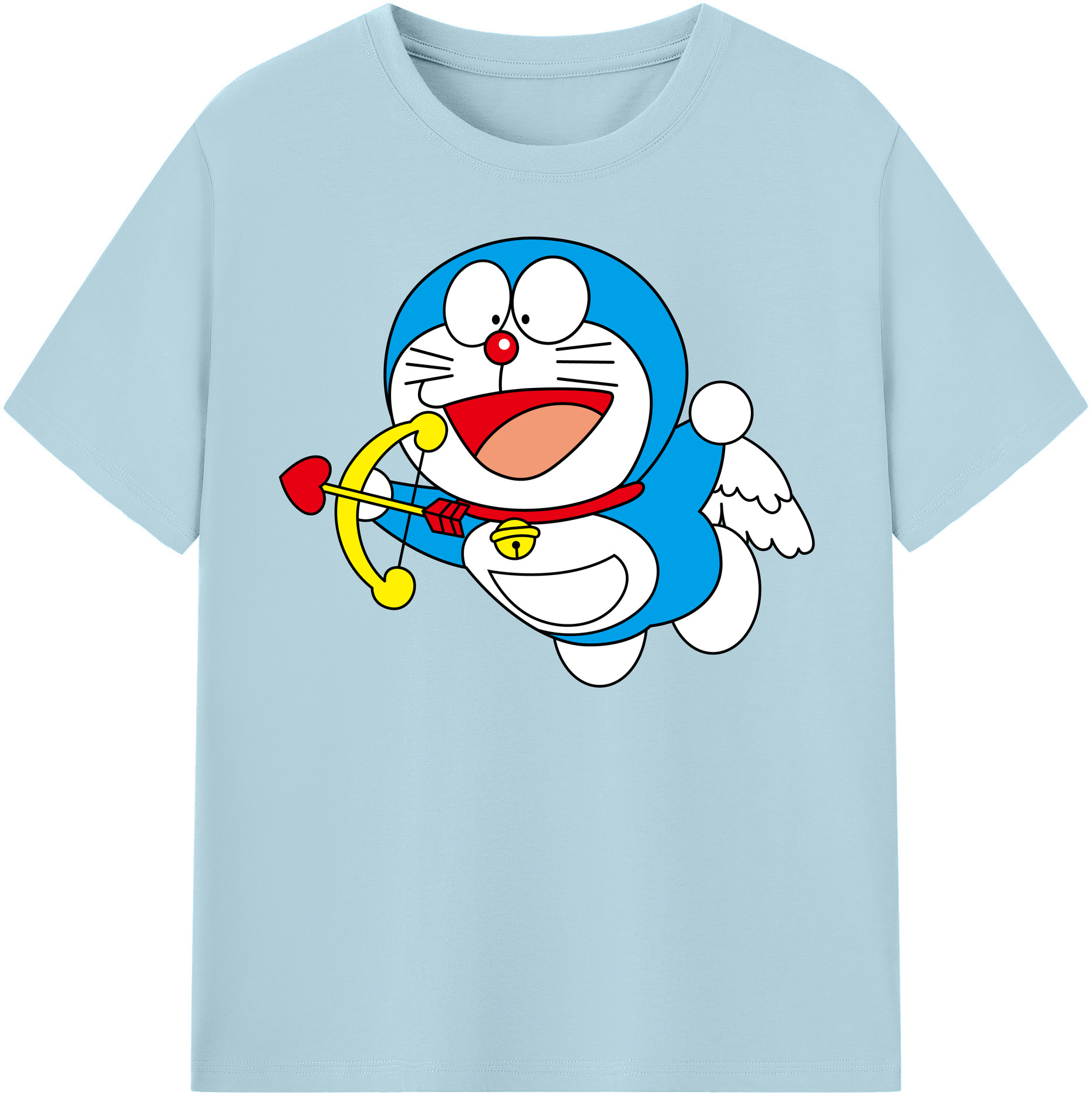 （画像用） ドラえもん Doraemon 綿100％半袖Tシャツ（フロントプリント）